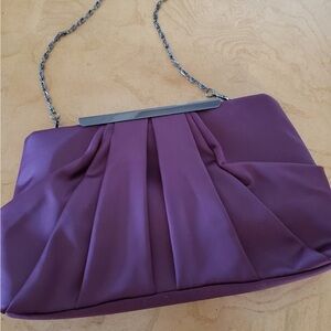 Elegant Purple Clutch Bag